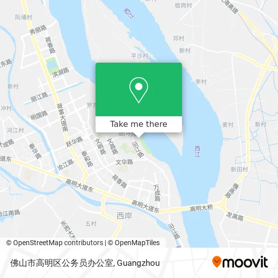 佛山市高明区公务员办公室 map