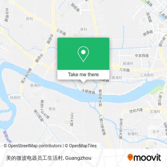 美的微波电器员工生活村 map