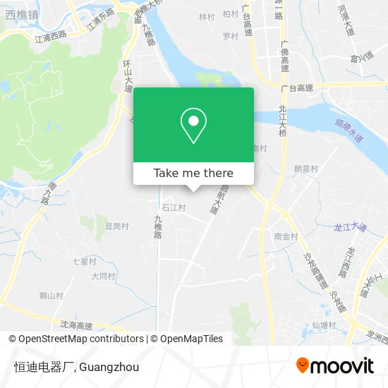 恒迪电器厂 map