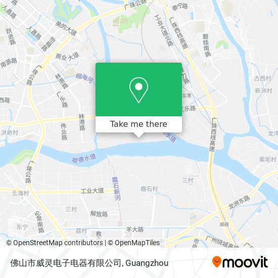 佛山市威灵电子电器有限公司 map