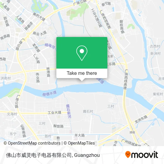 佛山市威灵电子电器有限公司 map