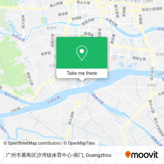 广州市番禺区沙湾镇体育中心-南门 map