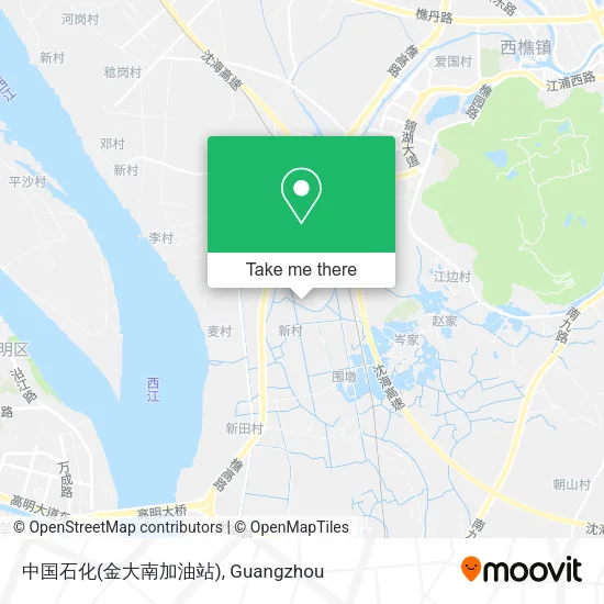 中国石化(金大南加油站) map