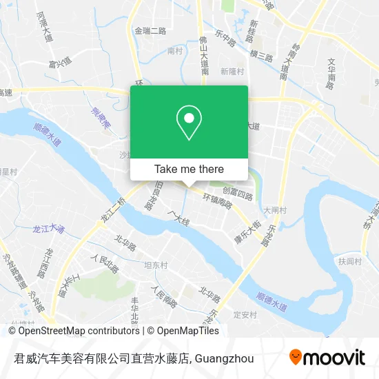 君威汽车美容有限公司直营水藤店 map