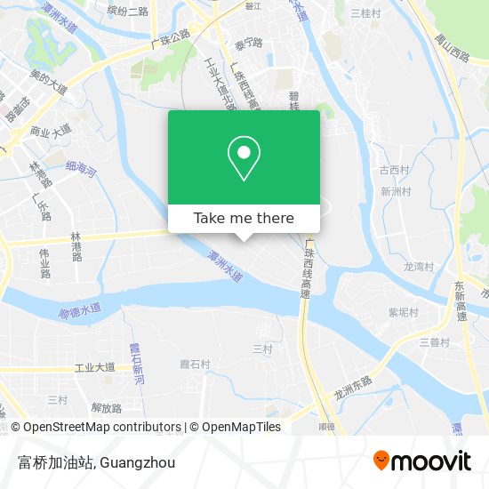 富桥加油站 map