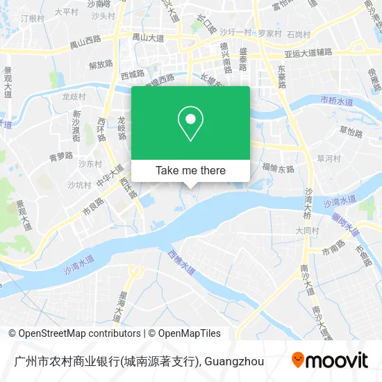 广州市农村商业银行(城南源著支行) map