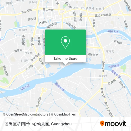 番禺区桥南街中心幼儿园 map