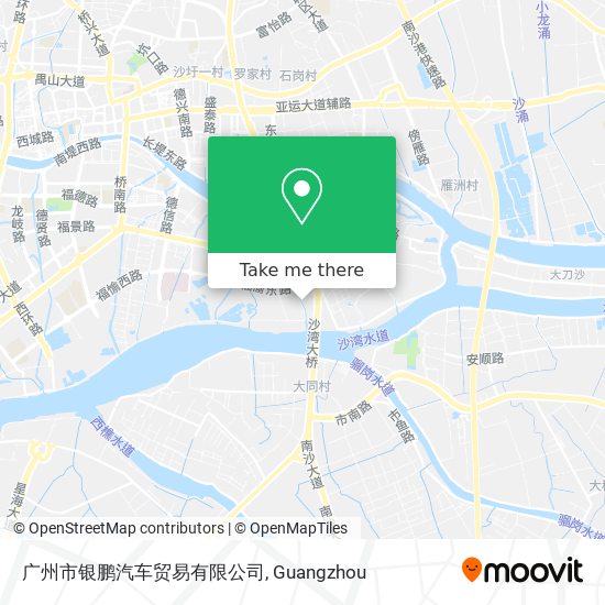 广州市银鹏汽车贸易有限公司 map