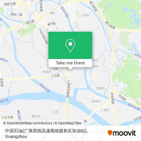 中国石油(广珠西线高速顺德服务区加油站) map