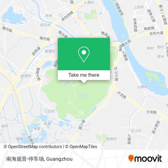 南海观音-停车场 map