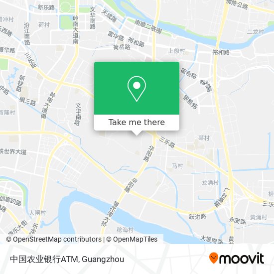 中国农业银行ATM map