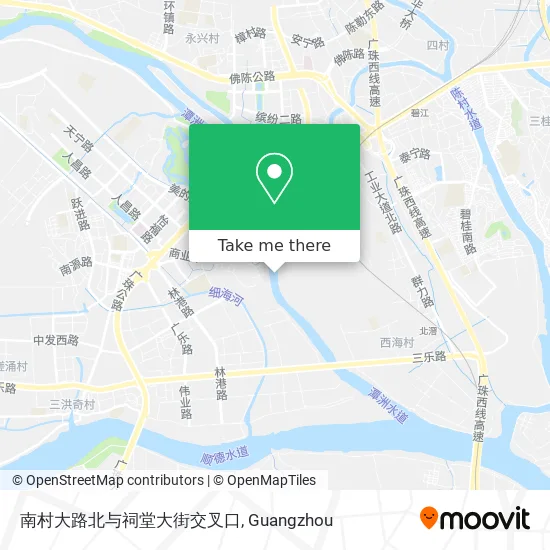 南村大路北与祠堂大街交叉口 map