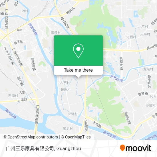 广州三乐家具有限公司 map