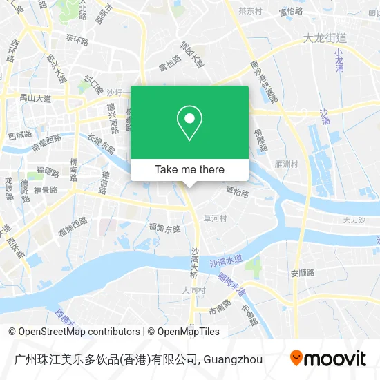 广州珠江美乐多饮品(香港)有限公司 map