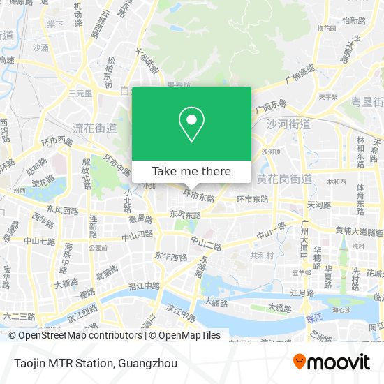 Taojin MTR Station map
