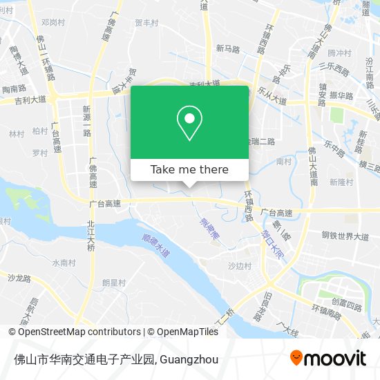 佛山市华南交通电子产业园 map