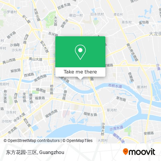 东方花园-三区 map