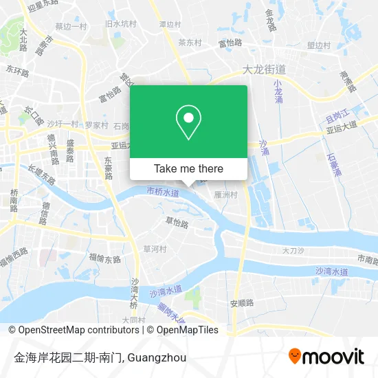 金海岸花园二期-南门 map