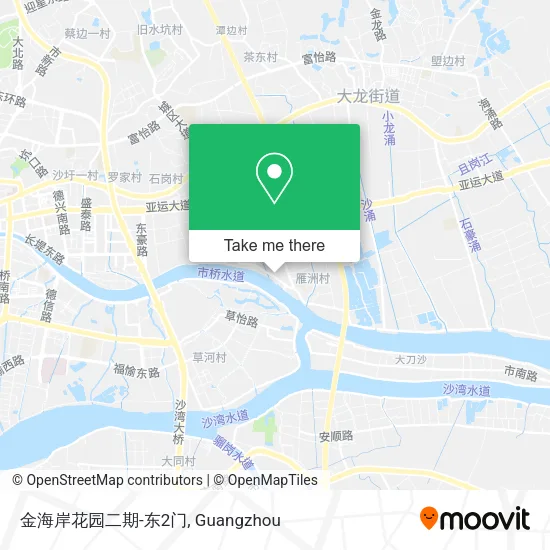 金海岸花园二期-东2门 map