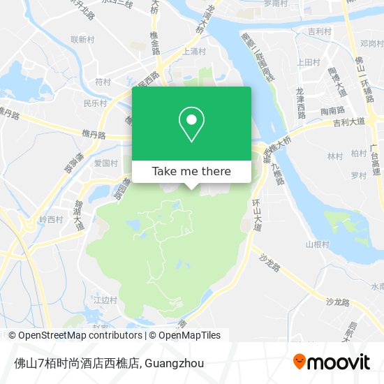 佛山7栢时尚酒店西樵店 map