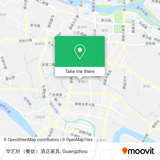 华艺轩（餐饮）酒店家具 map