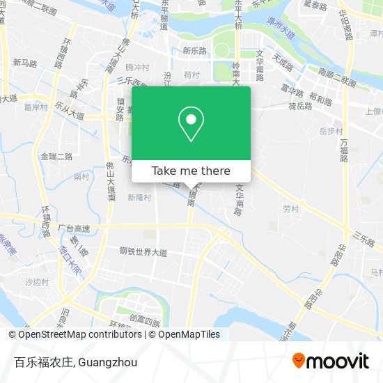 百乐福农庄 map