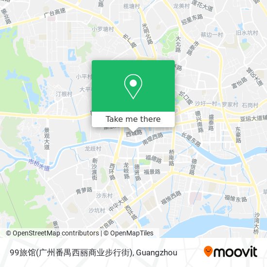 99旅馆(广州番禺西丽商业步行街) map