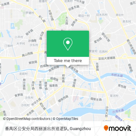 番禺区公安分局西丽派出所巡逻队 map