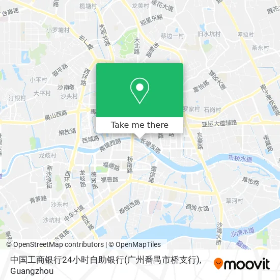 中国工商银行24小时自助银行(广州番禺市桥支行) map