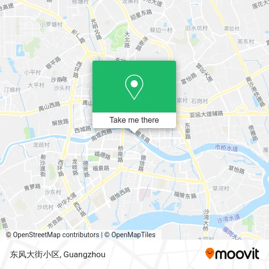 东风大街小区 map