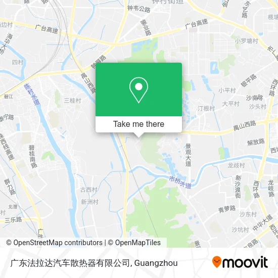 广东法拉达汽车散热器有限公司 map