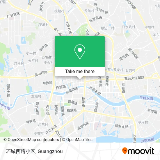 环城西路小区 map