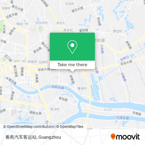 番禺汽车客运站 map