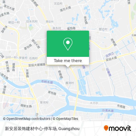 新安居装饰建材中心-停车场 map