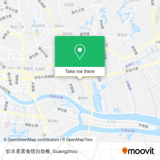 炽丰斋素食馆自助餐 map