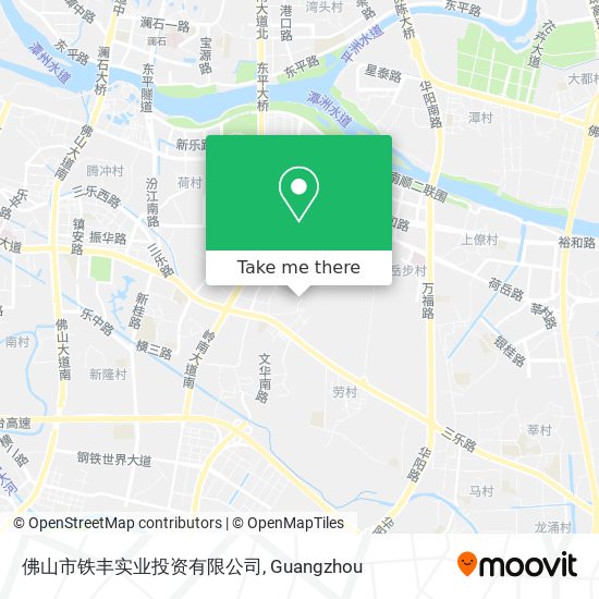 佛山市铁丰实业投资有限公司 map