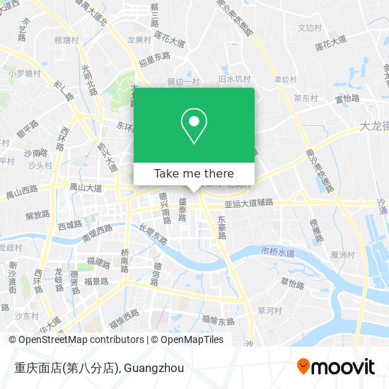 重庆面店(第八分店) map