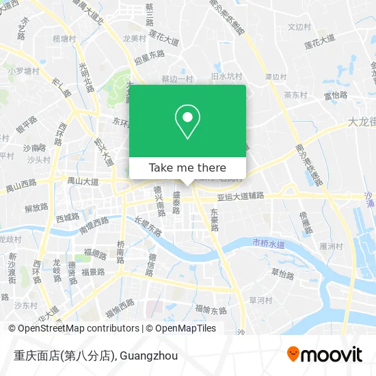 重庆面店(第八分店) map