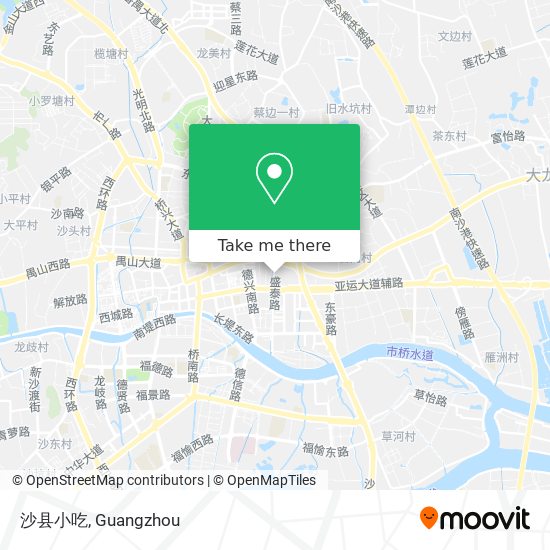 沙县小吃 map