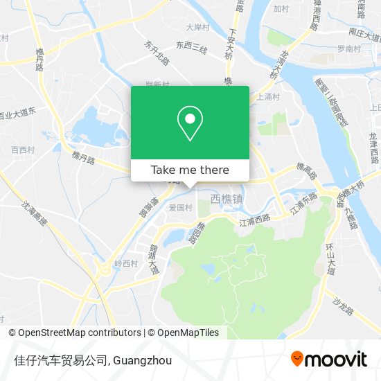 佳仔汽车贸易公司 map