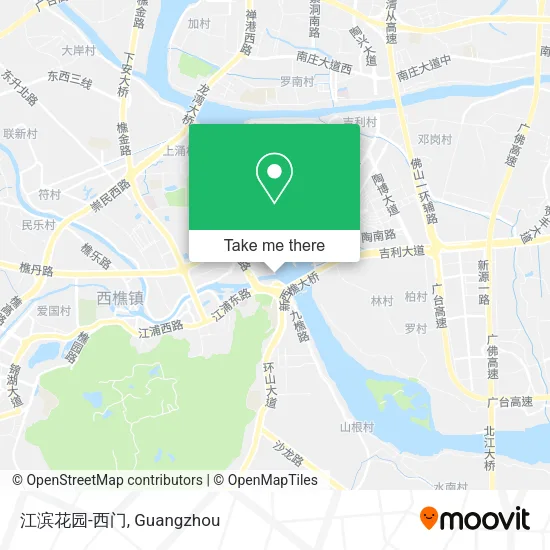 江滨花园-西门 map