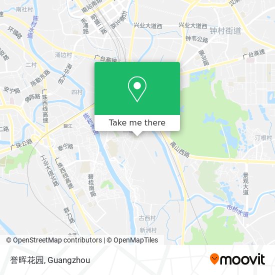 誉晖花园 map