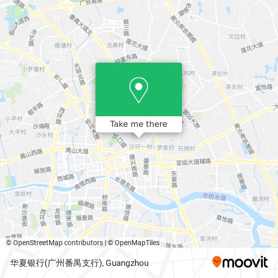 华夏银行(广州番禺支行) map