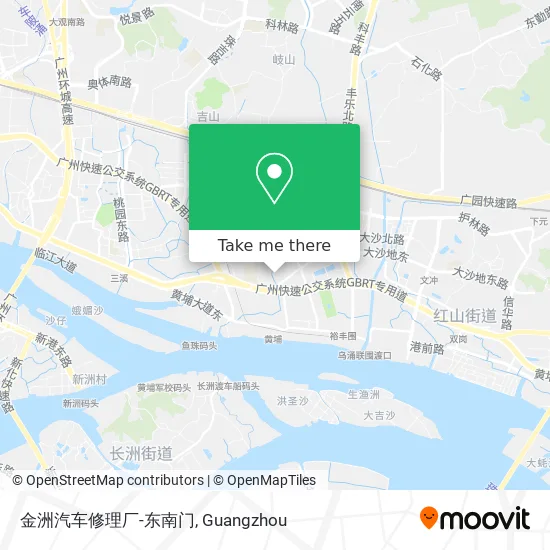 金洲汽车修理厂-东南门 map