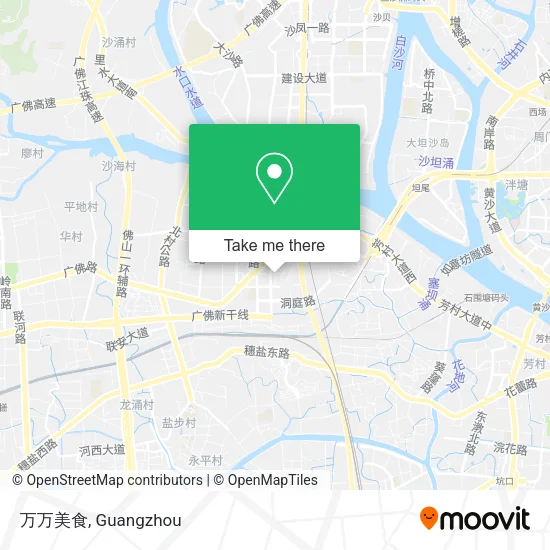 万万美食 map