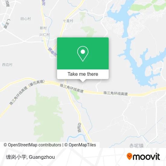 缠岗小学 map