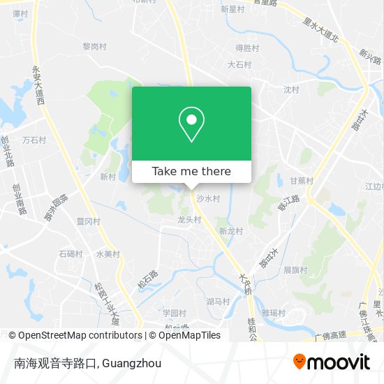 南海观音寺路口 map