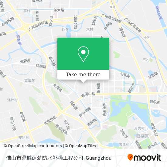 佛山市鼎胜建筑防水补强工程公司 map