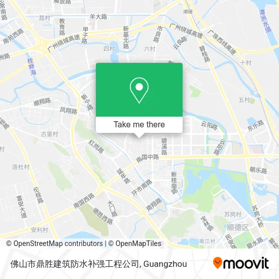 佛山市鼎胜建筑防水补强工程公司 map