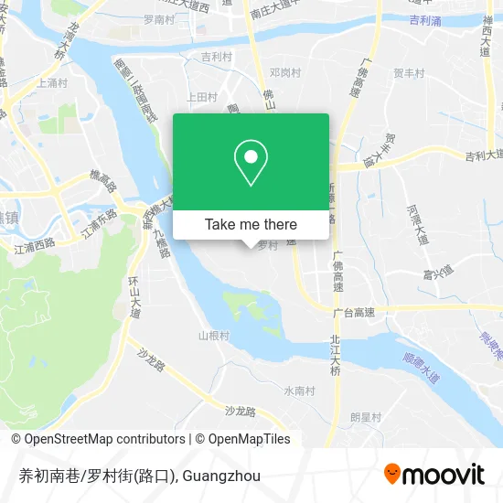 养初南巷/罗村街(路口) map